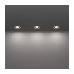 Eglo 902276-SET 3xLED Kupatilske ugradne svetiljke SALABATE LED/4,9W/230V O8,8 cm IP65 hrom