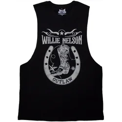 Willie Nelson Majica Outlaw Unisex Black M