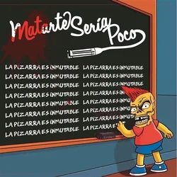 Matarte Sería Poco & Broncodilatador - La Pizarra Es Inmutable/ST (LP)