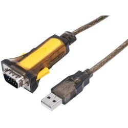 E-GREEN Adapter USB2.0  tip A (M) - RS-232 (M) 1.5m