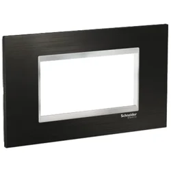 Okvir inox 4M crni-hrom LMR7734038