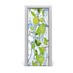 tulup.si Samolepilni tapete na vratih Apno in vode 85x205 cm