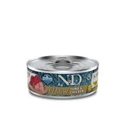 N&D konzerve za mačke Natural - Tuna&Chicken 70g