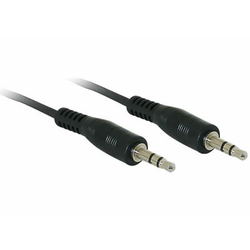 Kabel DELOCK, audio, 3.5mm (M) na 3.5mm (M), 2.5m