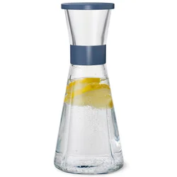 Karafa za vodo GRAND CRU 900 ml, ocean modra, steklo, Rosendahl