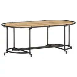 Stolić za kavu 110x55x40 cm od masivnog grubog drva manga
