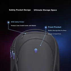Alienware Ranac za laptop AW7825P, 18, Crni