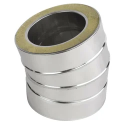 PRODMAX 140/200 Koleno 15° /0,6 mm iz nerjavnega jekla