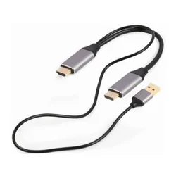 GEMBIRD A-HDMIM-DPM-01 Adapter/Kabl HDMI (muški) na DisplaiPort (muški) , 2m, Crni
