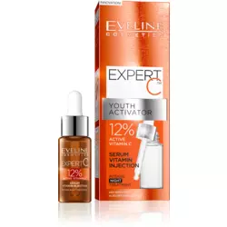 EVELINE - EXPERT C - VITAMINSKI SERUM ZA INTENZIVNI NOĆNI TRETMAN 12% 18ML