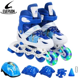 Evervon Set rolera i zaštitne opreme, Plavi