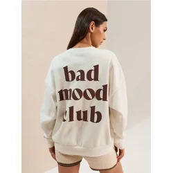 Sinsay - Crewneck duks sa natpisom na leđima - krem