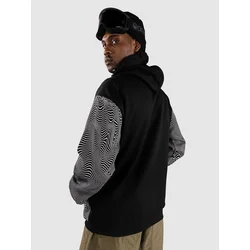 Volcom Hydro Riding Shred moški pulover s kapuco black print