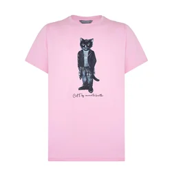 Cat e Lolette Majica Rocker Cat roza