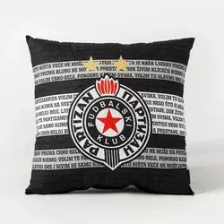 Ukrasni jastuk Partizan himna 40x40 cm