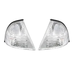 OEM Kristalni migavci BMW E46 limuzina / karavan (98-01), Hrom