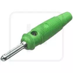 Banana 4mm Hirschmann Buela 20K zelena