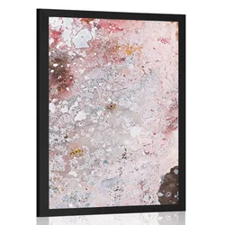 Plakat abstrakcija v nežnih tonih - 60x90 black