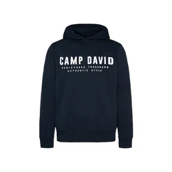 CAMP DAVID Majica nočno modra/bela