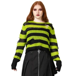 Pulover moška - Slugs N' Snails Knit - KILLSTAR - KSRA007409