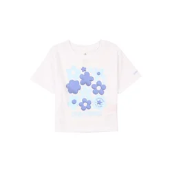 CONVERSE Majica BUBBLY FLORAL svetlo modra/majnica/bela