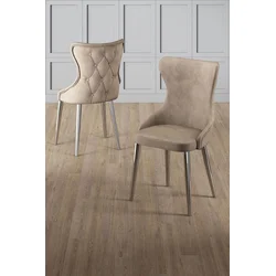 Hanah Home Set stolica Alpa, 85x59x98 cm, 4 komada, Smeđe