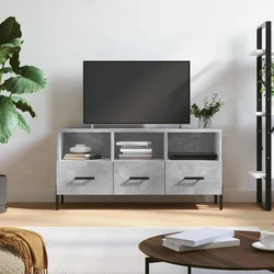 TV ormarić boja betona 102 x 36 x 50 cm od konstruiranog drva