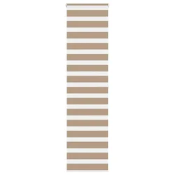 Zebra zavjesa Pješčano smeđa 55x200 cm Širina tkanine 50,9 cm Poliester