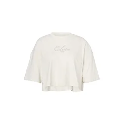 Calvin Klein Jeans Majica srebrna/bela