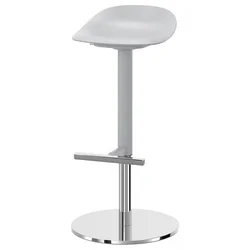 JANINGE Barski stol, siva, 76 cm