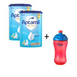 Nutricia Dohrana za bebe Aptamil 4, 800g, POF + Flašica