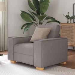 Sofa fotelja taupe 100x78x84 cm tkanina