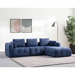 Atelier del Sofa Ugaona garnitura Amaris, 290x200 cm, Plava