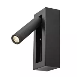 Rabalux Zidna lampa Gello, za čitanje sa prekidačem LED 4W, 3000K, Crna