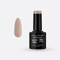 Elixir Gel lak Semi 816, Oyster, 8ml