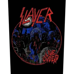 Slayer Live Undead Našitek za šivanje 36 x 30 cm