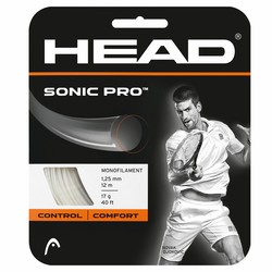 Head Struna Sonic Pro 17, struna tenis, bela