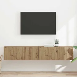 TV zidni ormar 2 pcs Umjetnička hrastovina 78,5 x 31 x 29,5 cm