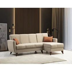 Atelier del Sofa Ugaona garnitura Zaden 218x86x130cm Bež