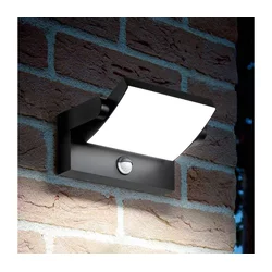 Ideal Lux - LED spoljno zidno svetlo sa senzorom SWIPE LED/21W/230V CRI 90 IP54 crna