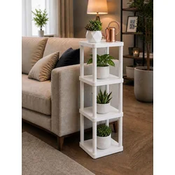 HANAH HOME Višenamenska polica Sakura 4 White