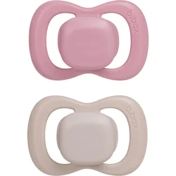 B.Box Natural Rubber 0-6m duda Berry/Blush 2 kos
