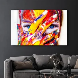 Wallity Dekorativna slika na kaljenom staklu, 70x110cm, Šarena