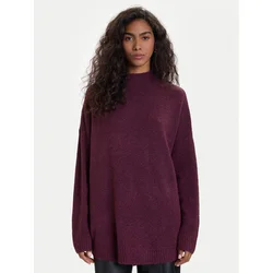 VERO MODA Pulover VMPLAZA  vinsko rdeča