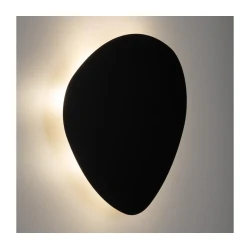 Zidna svetiljka STONE 2xG9/8W/230V 30x39 cm crna