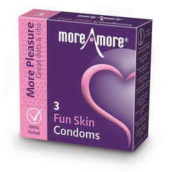 Kondomi MoreAmore Fun Skin 3