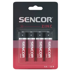 Sencor Baterija 4BP, R06 AA, Cink Karbon, 1 komad