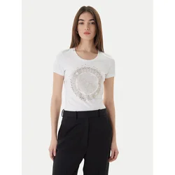 Guess Majice bela M SS CN ROUND CAMELIA