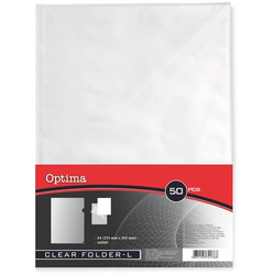 OPTIMA mapa PVC L A4 160 g, 50 kosov