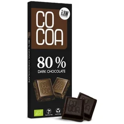 shumee Temna čokolada 80 % organska 40 g - kakav